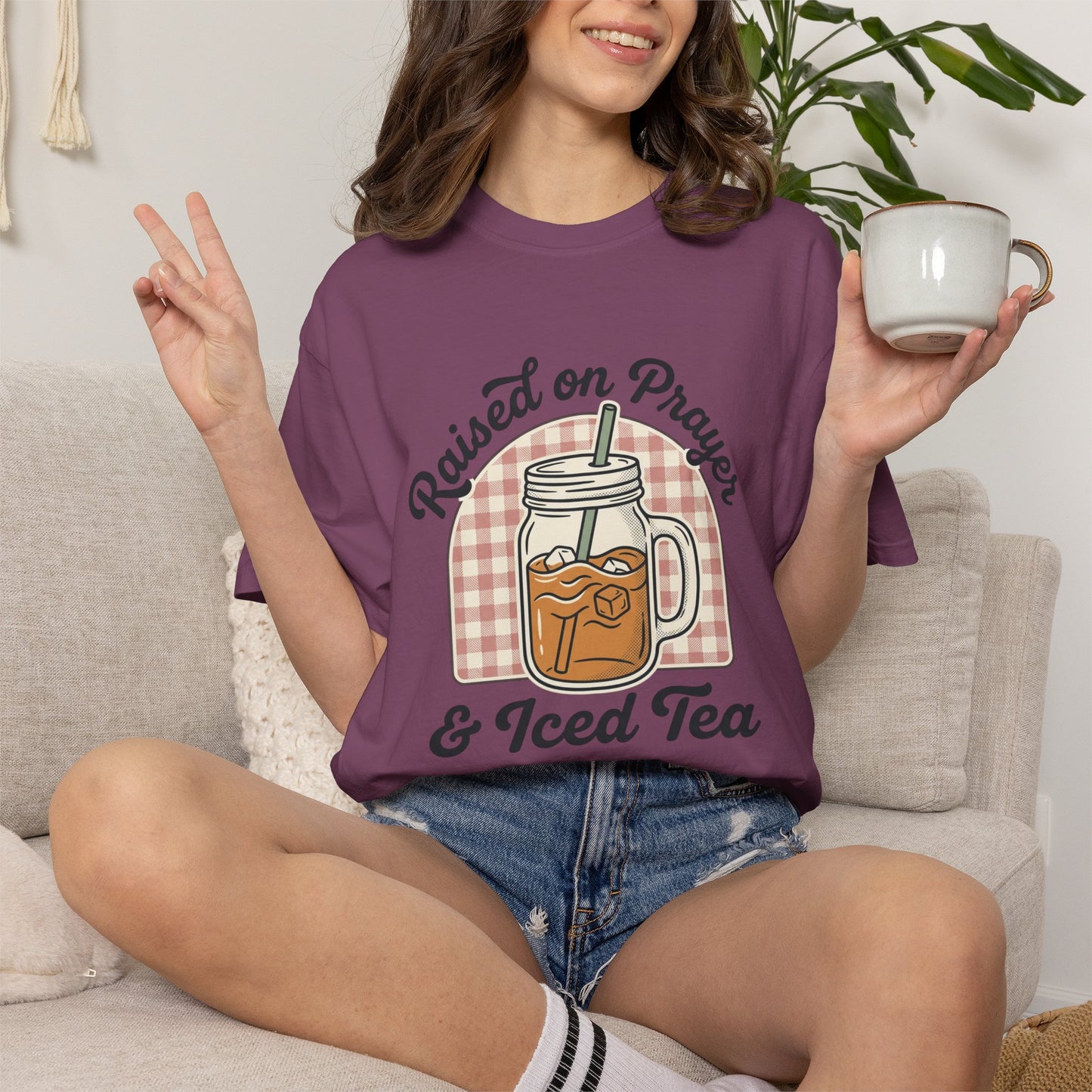 Raised on Prayer & Iced Tea T-Shirt