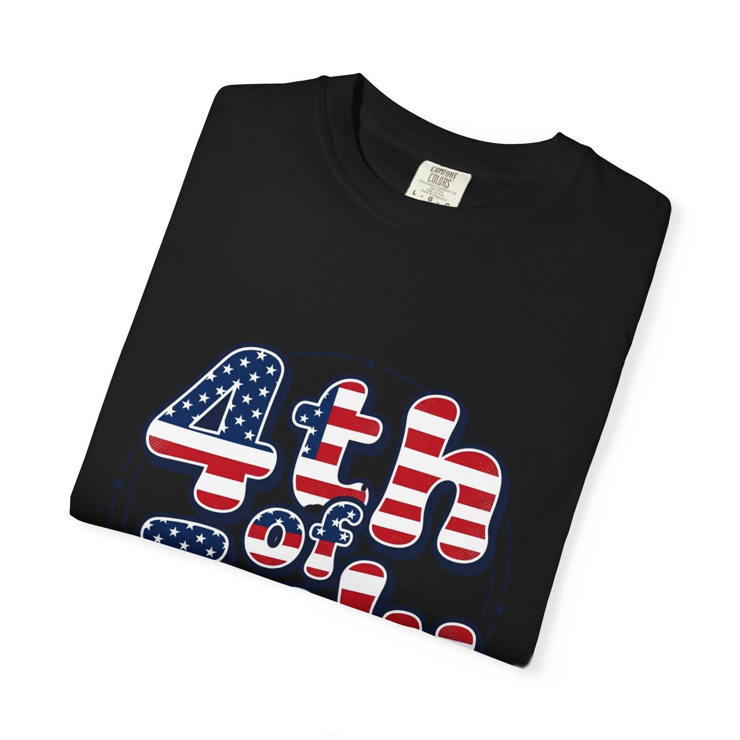 4th of July T-Shirt — American Flag Retro Graphic