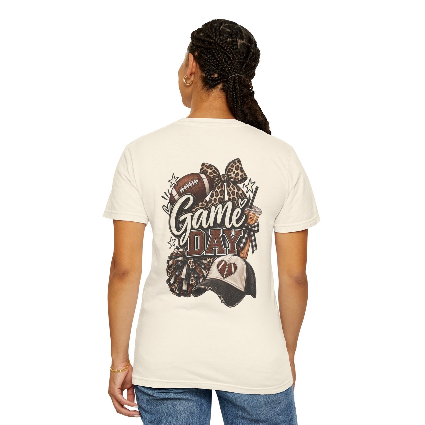 Game Day Leopard Heart T-Shirt