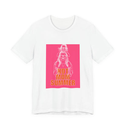 Hot Mom Summer T-Shirt — Retro Neon Mom & Daughter Graphic Tee
