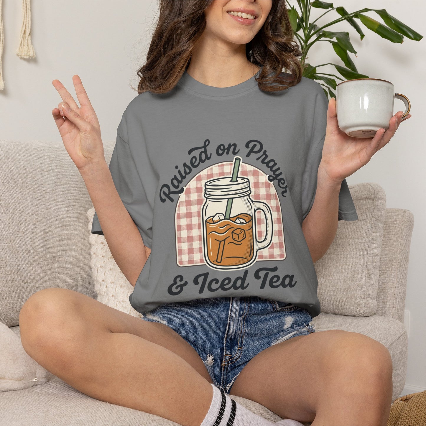 Raised on Prayer & Iced Tea T-Shirt
