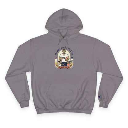 Father’s Day Champion Hoodie — “Happy Father’s Day” Retro Dad Graphic