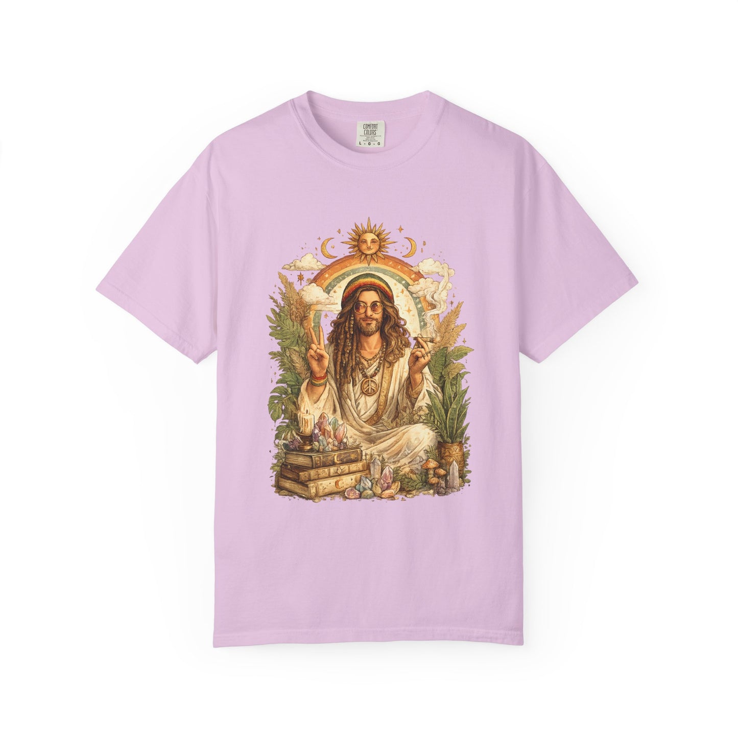 Spiritual Jesus Retro Graphic T-Shirt