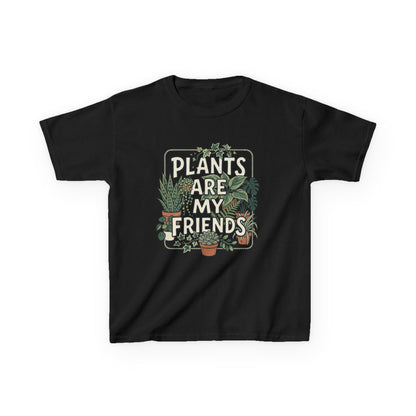 Kids 'Plants Are My Friends' Graphic Tee - Cute Plant Lover Shirt