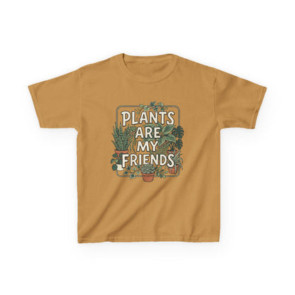 Kids 'Plants Are My Friends' Graphic Tee - Cute Plant Lover Shirt