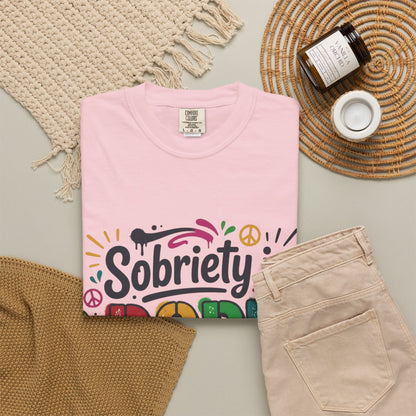 Sobriety Is Dope T-Shirt — Recovery Pride Graphic Tee