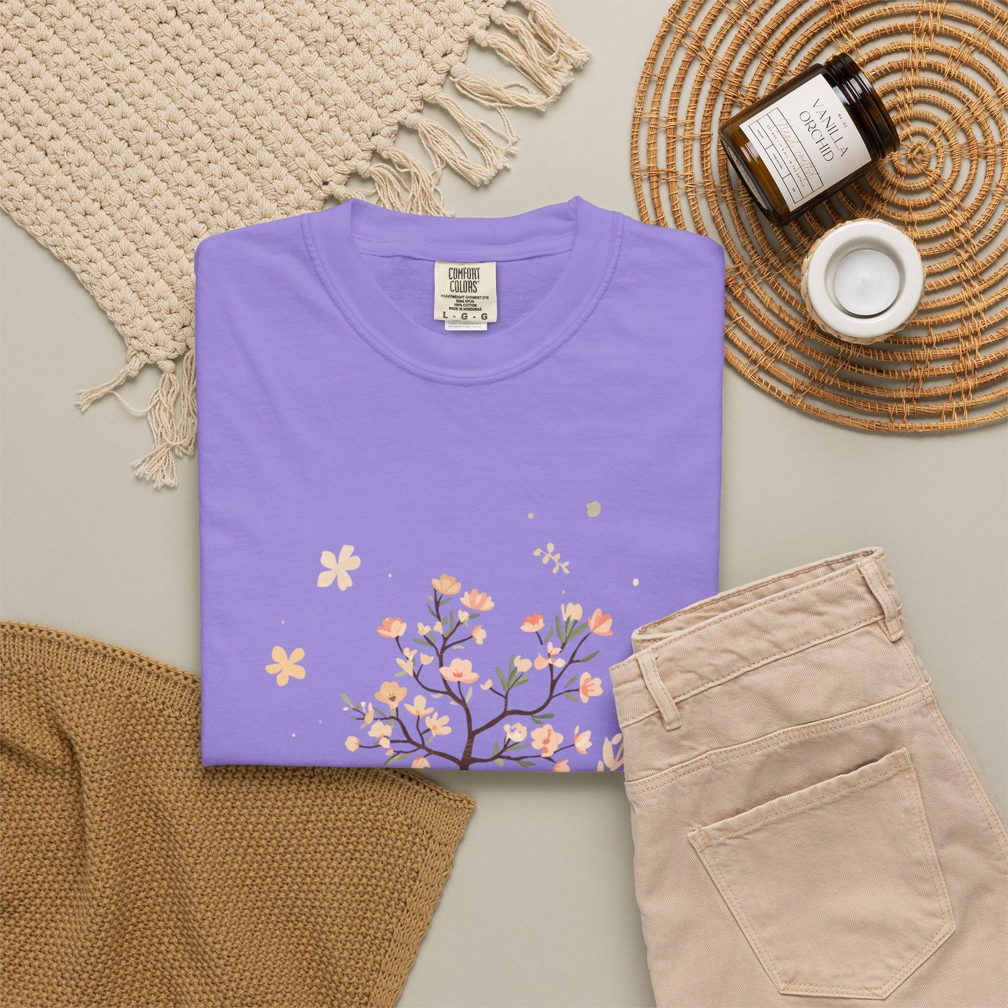 Floral Tree Tee — "Planting Seeds, Growing Hearts" Graphic T-Shirt