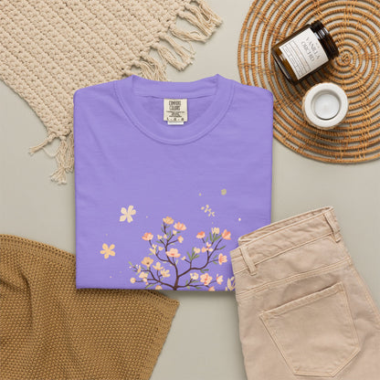 Floral Tree Tee — "Planting Seeds, Growing Hearts" Graphic T-Shirt
