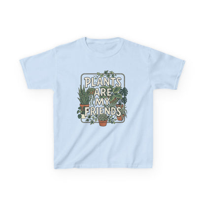 Kids 'Plants Are My Friends' Graphic Tee - Cute Plant Lover Shirt
