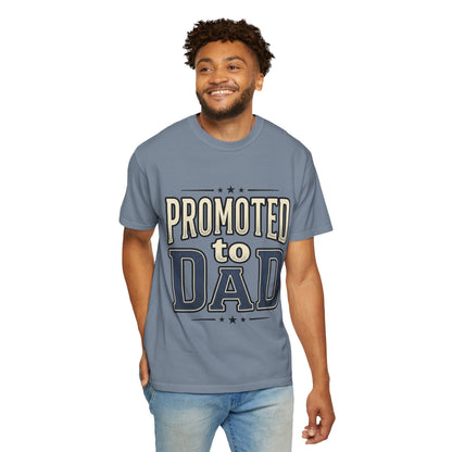 Promoted to Dad T-Shirt — New Dad Announcement Tee