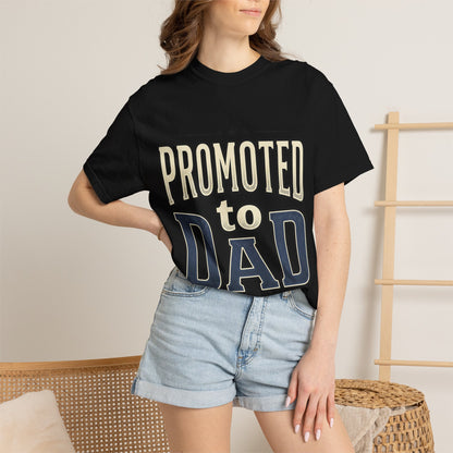 Promoted to Dad T-Shirt — New Dad Announcement Tee
