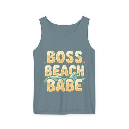 Boss Beach Babe Tank Top — Retro Beach Vibes Graphic Tank