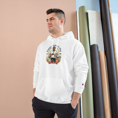 Father’s Day Champion Hoodie — “Happy Father’s Day” Retro Dad Graphic