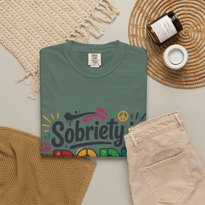 Sobriety Is Dope T-Shirt — Recovery Pride Graphic Tee