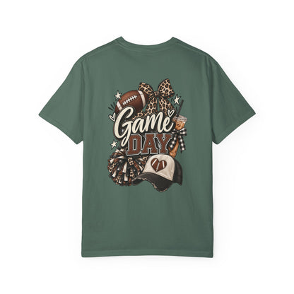 Game Day Leopard Heart T-Shirt