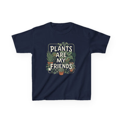 Kids 'Plants Are My Friends' Graphic Tee - Cute Plant Lover Shirt