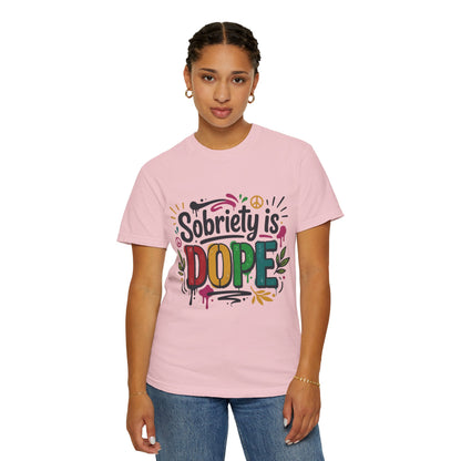 Sobriety Is Dope T-Shirt — Recovery Pride Graphic Tee