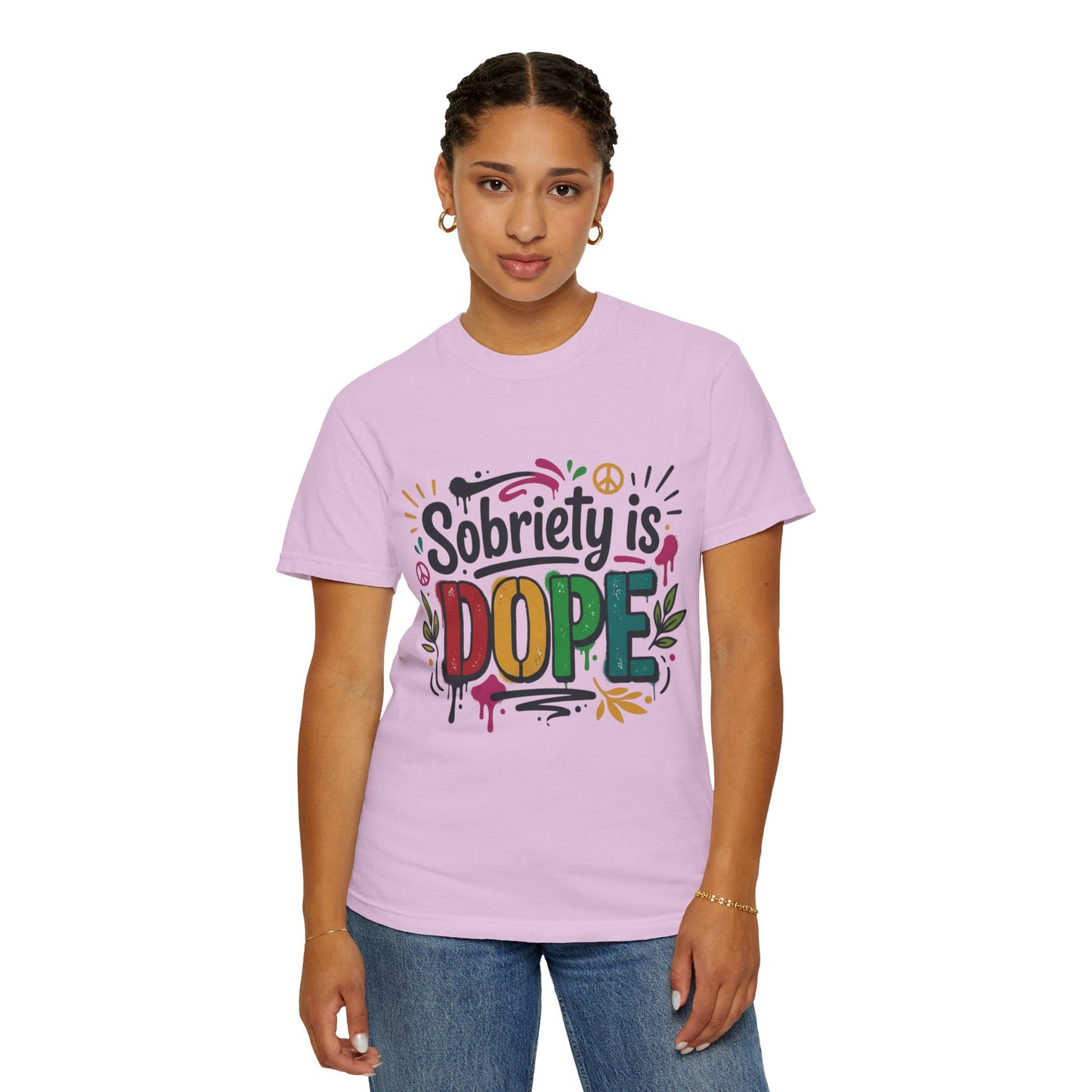 Sobriety Is Dope T-Shirt — Recovery Pride Graphic Tee