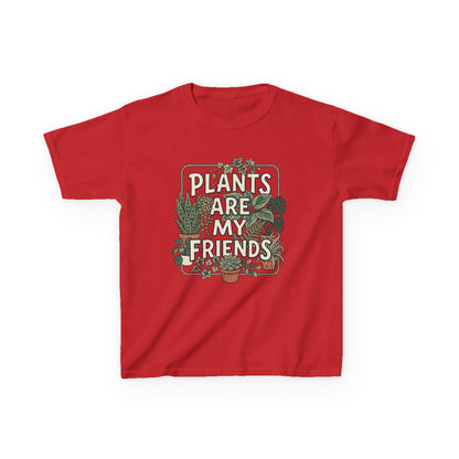 Kids 'Plants Are My Friends' Graphic Tee - Cute Plant Lover Shirt