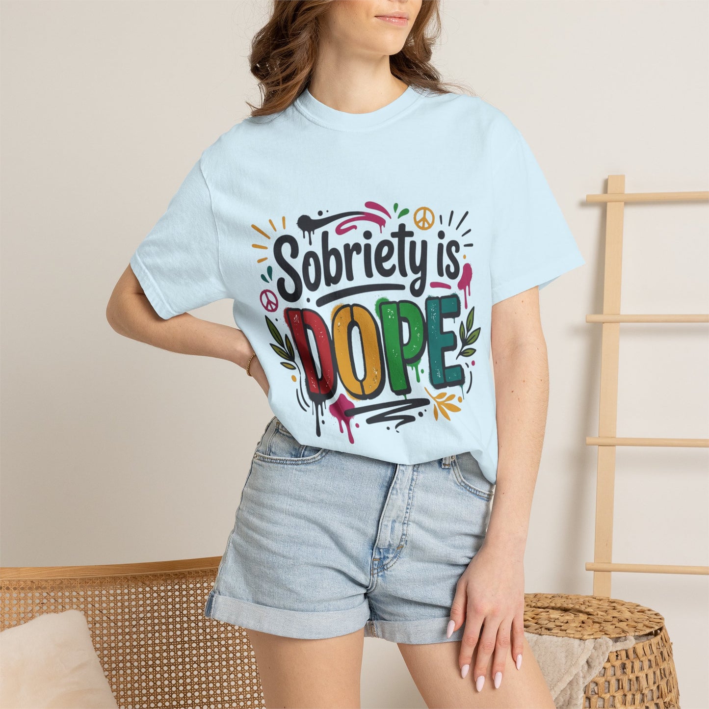 Sobriety Is Dope T-Shirt — Recovery Pride Graphic Tee