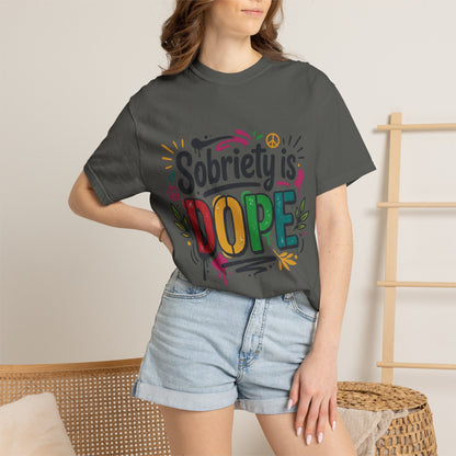 Sobriety Is Dope T-Shirt — Recovery Pride Graphic Tee