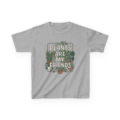 Kids 'Plants Are My Friends' Graphic Tee - Cute Plant Lover Shirt