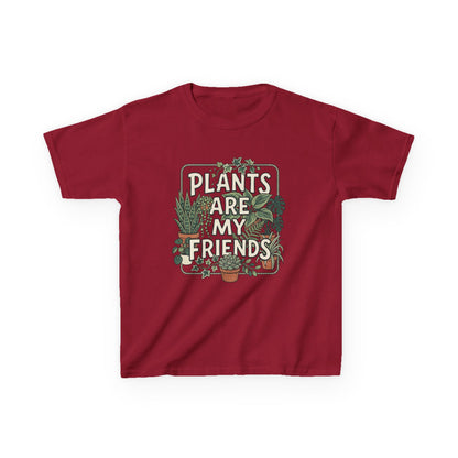 Kids 'Plants Are My Friends' Graphic Tee - Cute Plant Lover Shirt