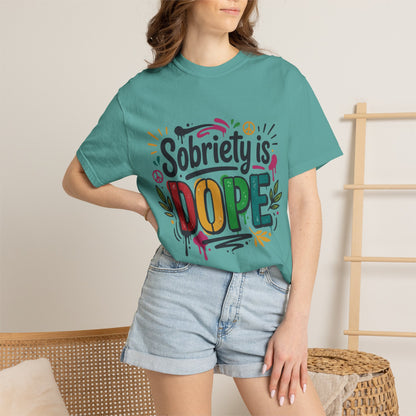 Sobriety Is Dope T-Shirt — Recovery Pride Graphic Tee