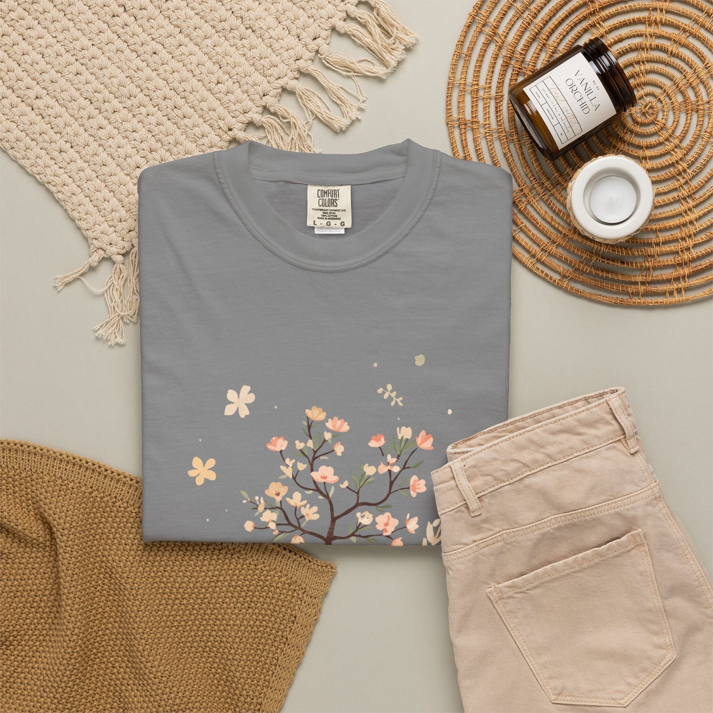 Floral Tree Tee — "Planting Seeds, Growing Hearts" Graphic T-Shirt