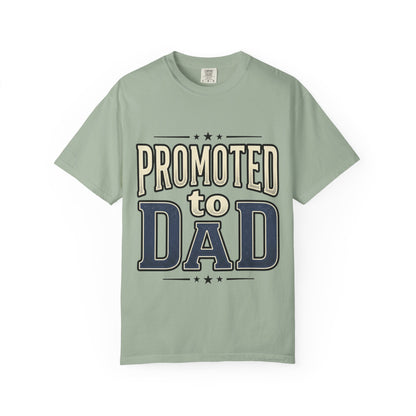 Promoted to Dad T-Shirt — New Dad Announcement Tee