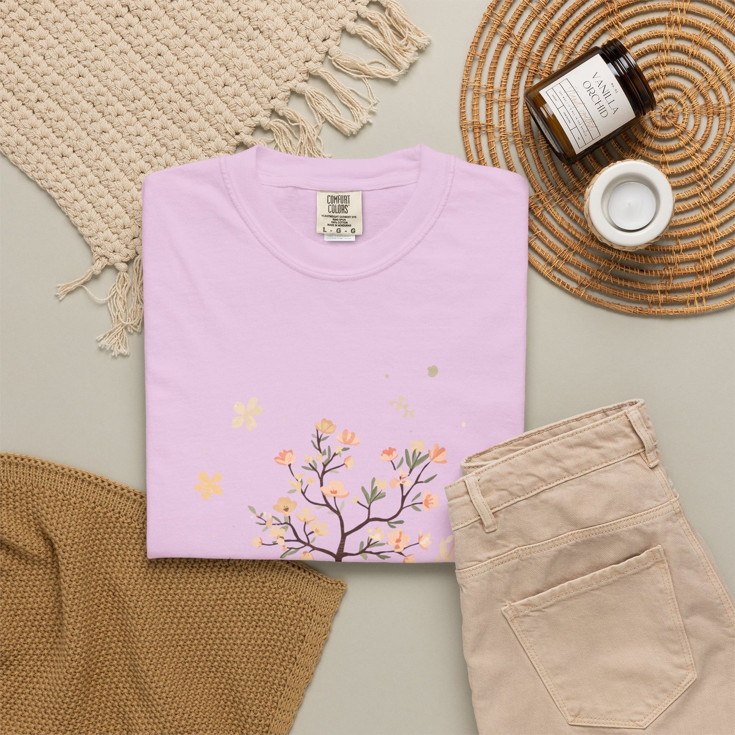 Floral Tree Tee — "Planting Seeds, Growing Hearts" Graphic T-Shirt