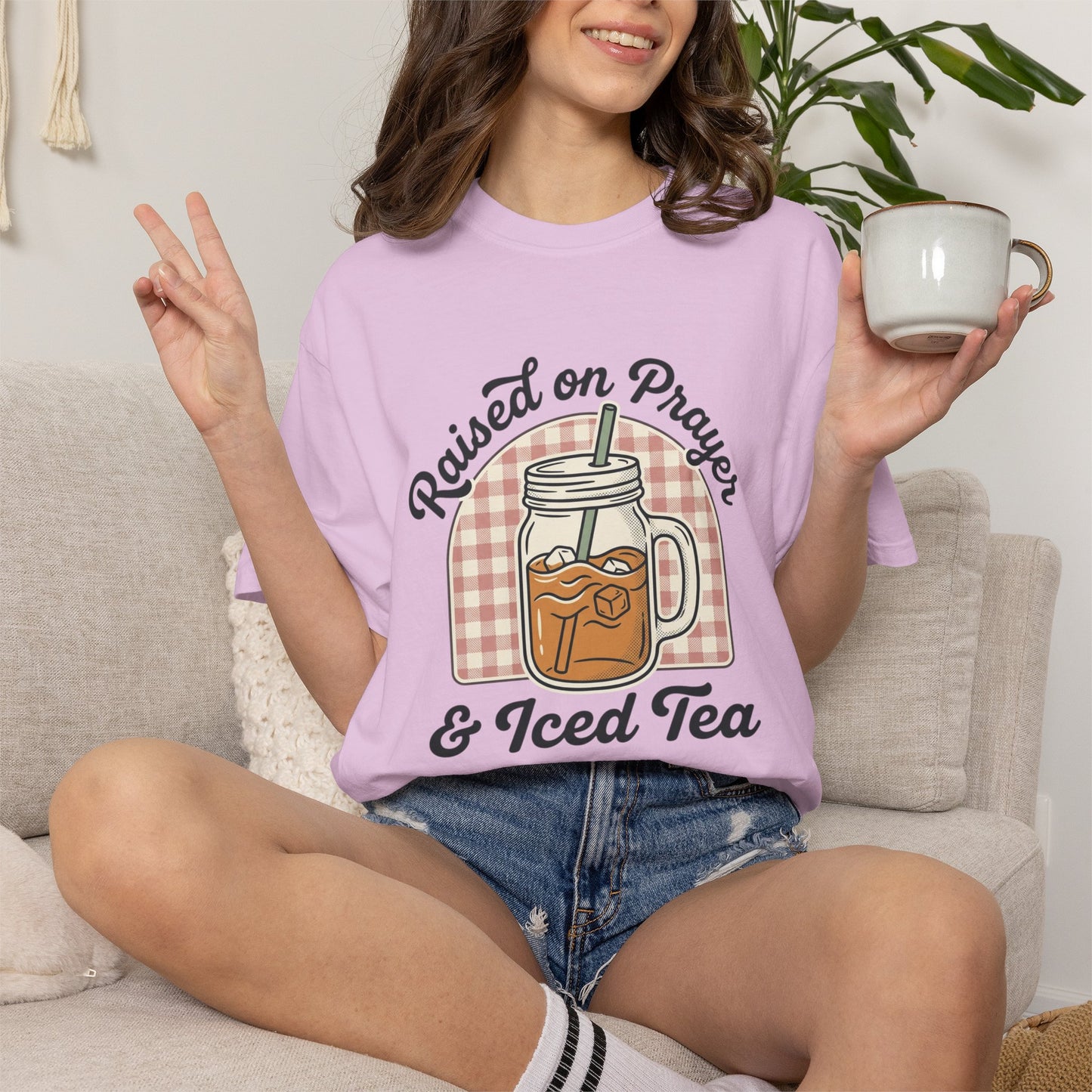 Raised on Prayer & Iced Tea T-Shirt