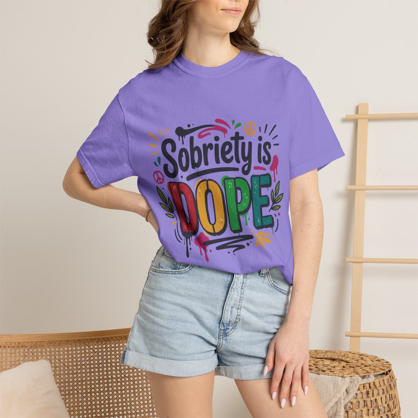 Sobriety Is Dope T-Shirt — Recovery Pride Graphic Tee