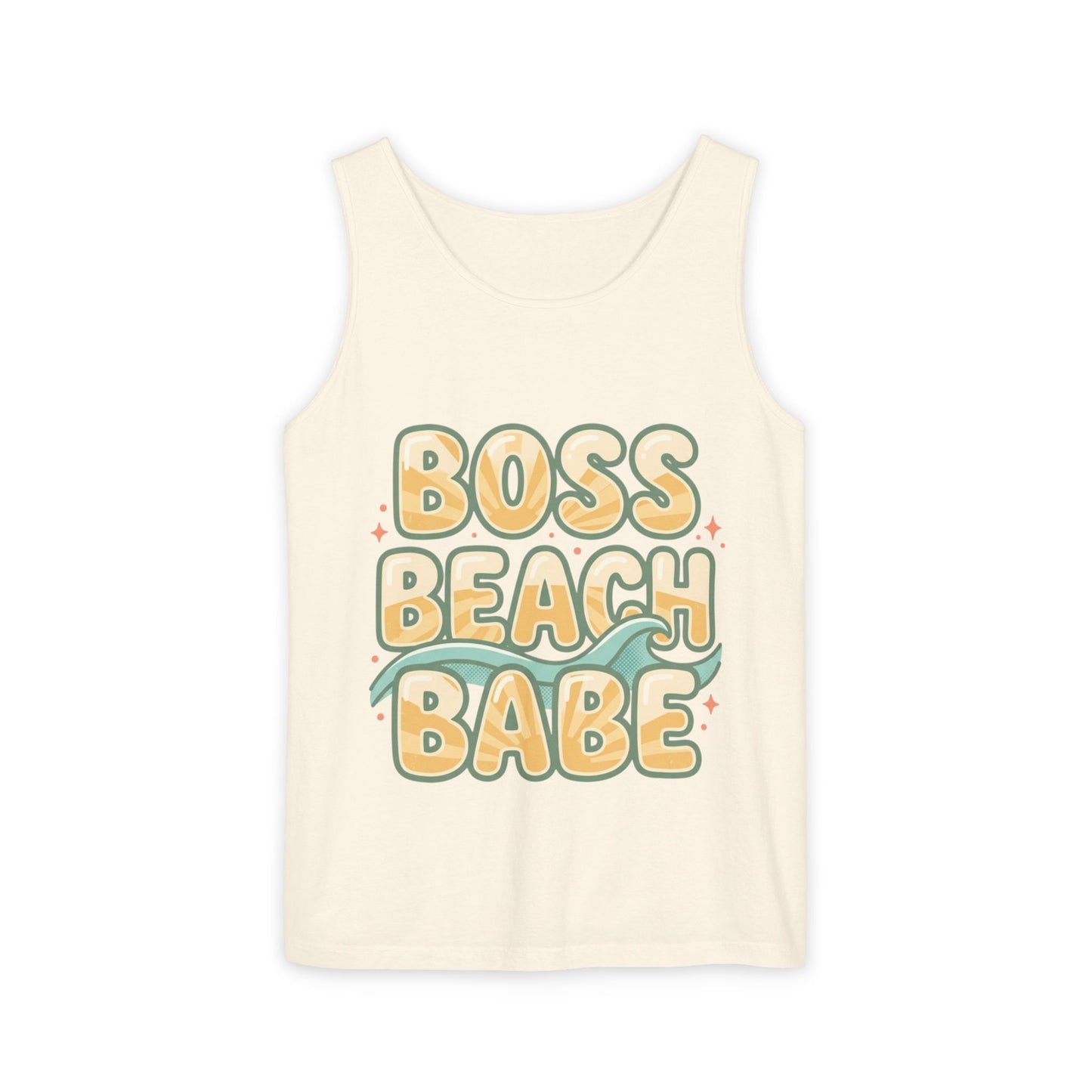 Boss Beach Babe Tank Top — Retro Beach Vibes Graphic Tank