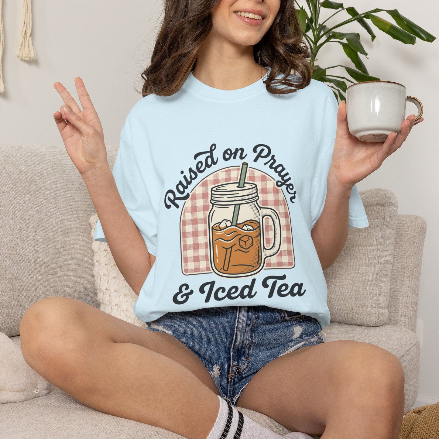 Raised on Prayer & Iced Tea T-Shirt