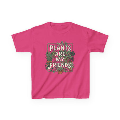 Kids 'Plants Are My Friends' Graphic Tee - Cute Plant Lover Shirt