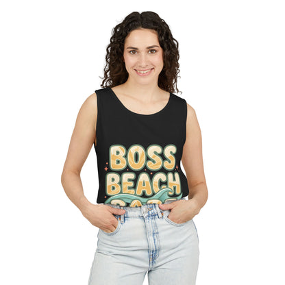Boss Beach Babe Tank Top — Retro Beach Vibes Graphic Tank