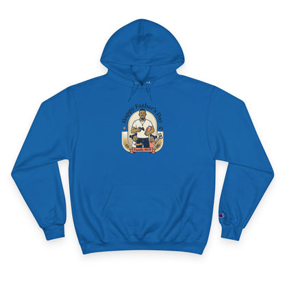 Father’s Day Champion Hoodie — “Happy Father’s Day” Retro Dad Graphic