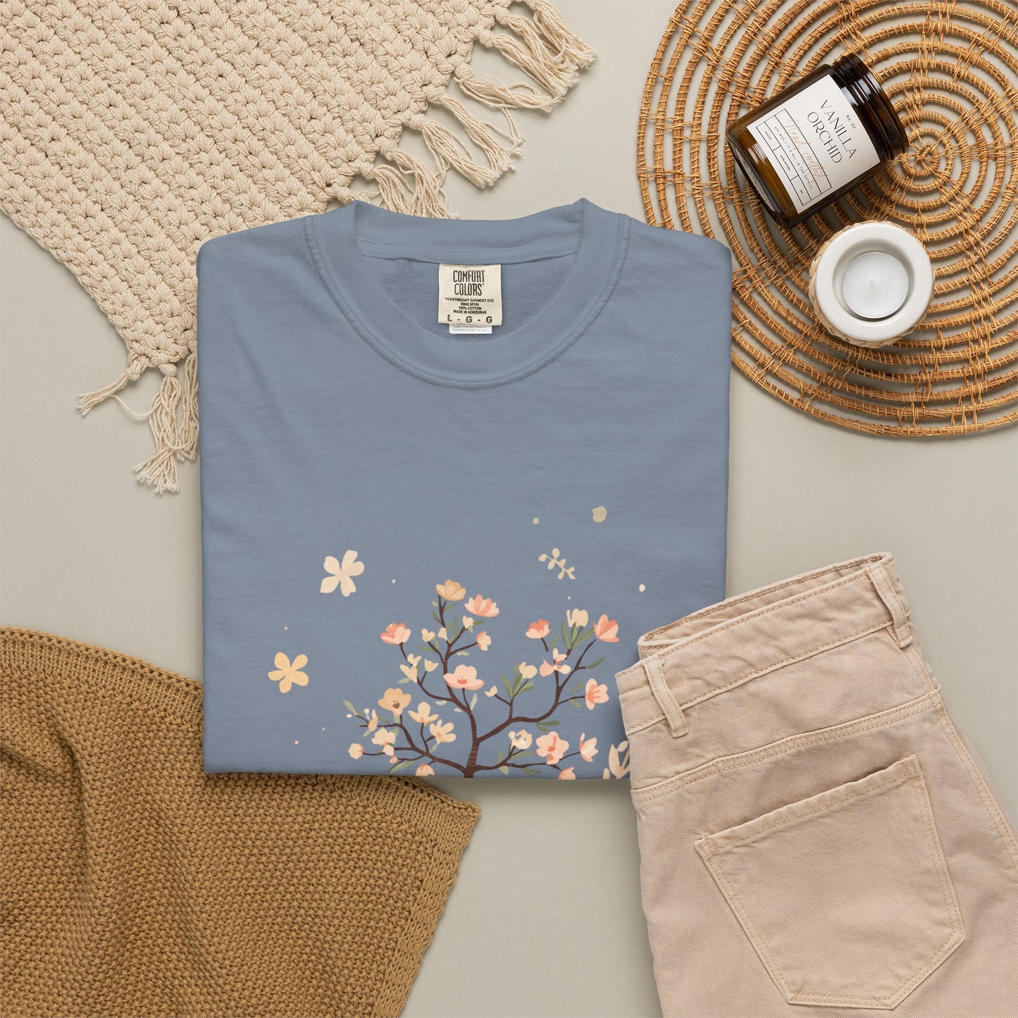 Floral Tree Tee — "Planting Seeds, Growing Hearts" Graphic T-Shirt