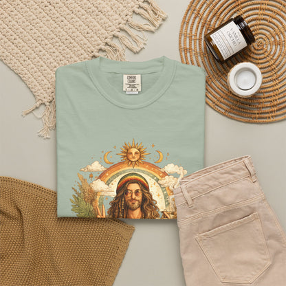 Spiritual Jesus Retro Graphic T-Shirt