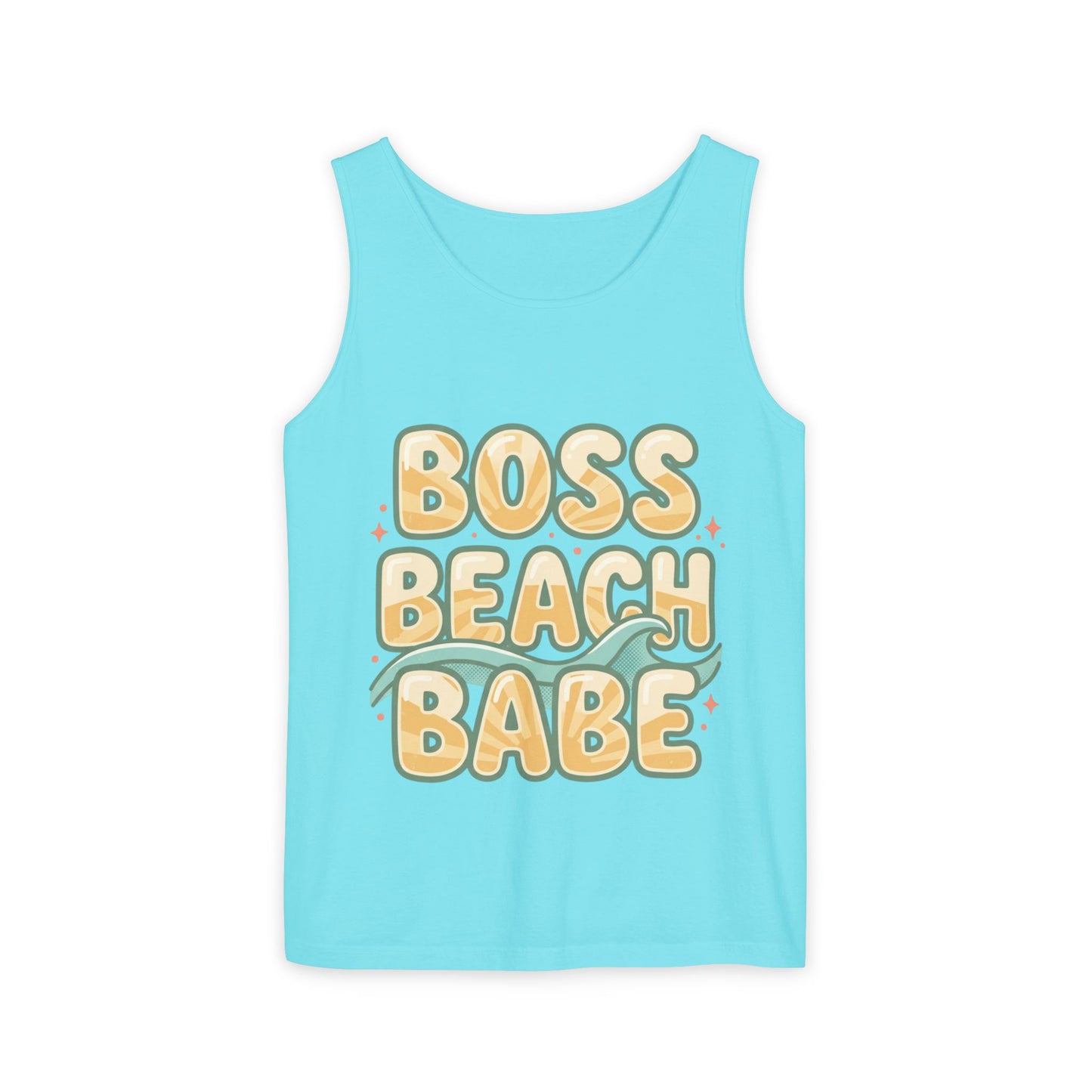 Boss Beach Babe Tank Top — Retro Beach Vibes Graphic Tank