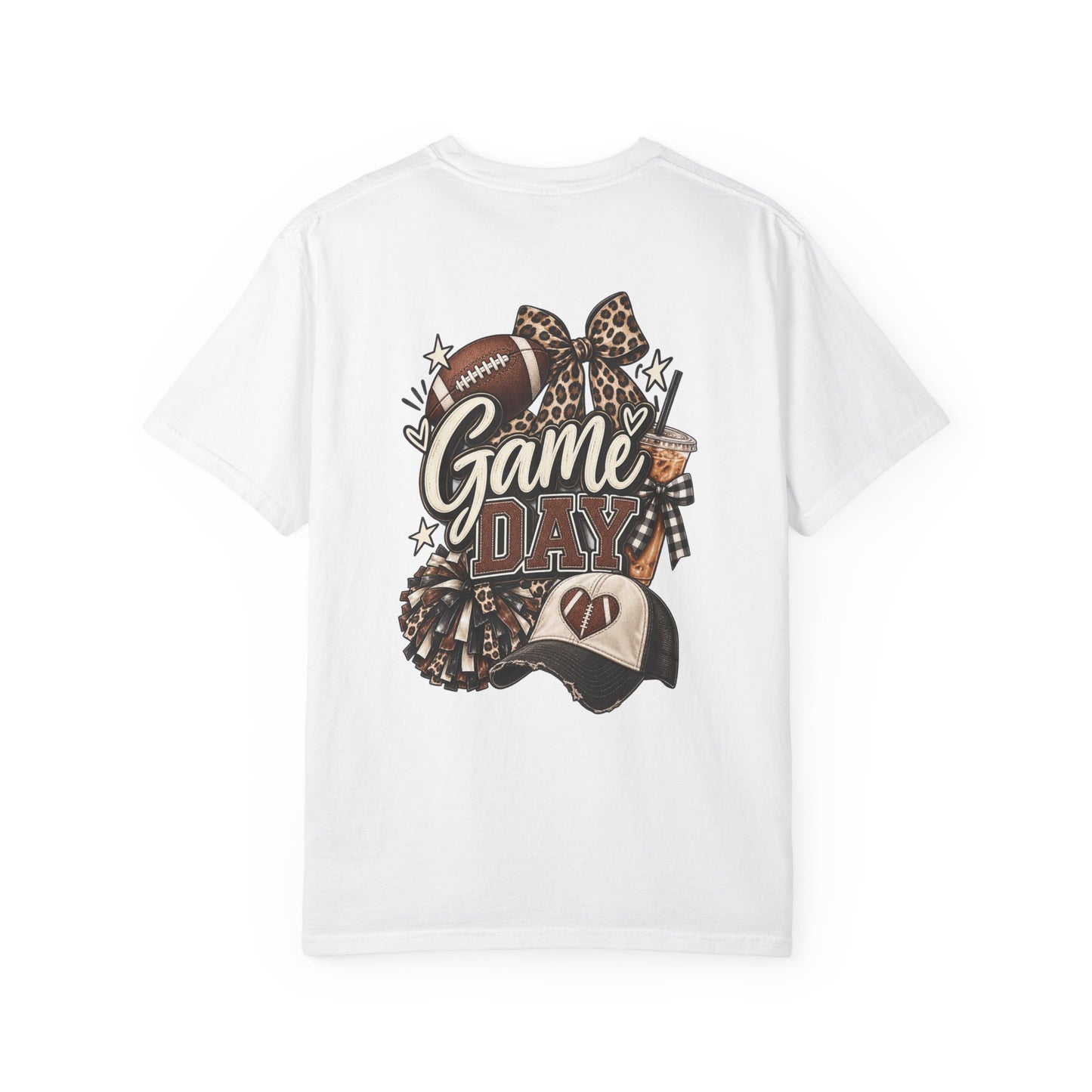 Game Day Leopard Heart T-Shirt
