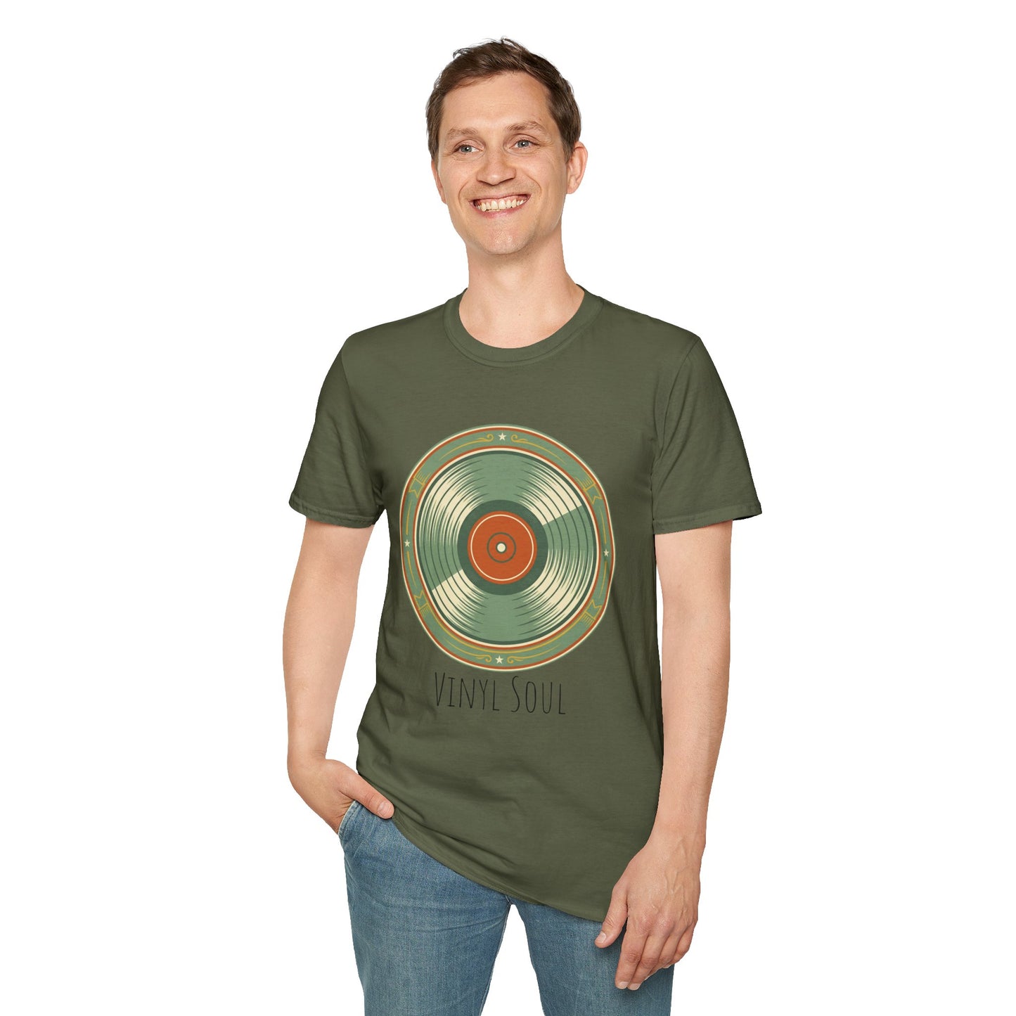 Vinyl Soul T-Shirt — Retro Record Music Tee