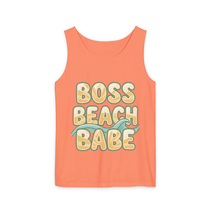 Boss Beach Babe Tank Top — Retro Beach Vibes Graphic Tank