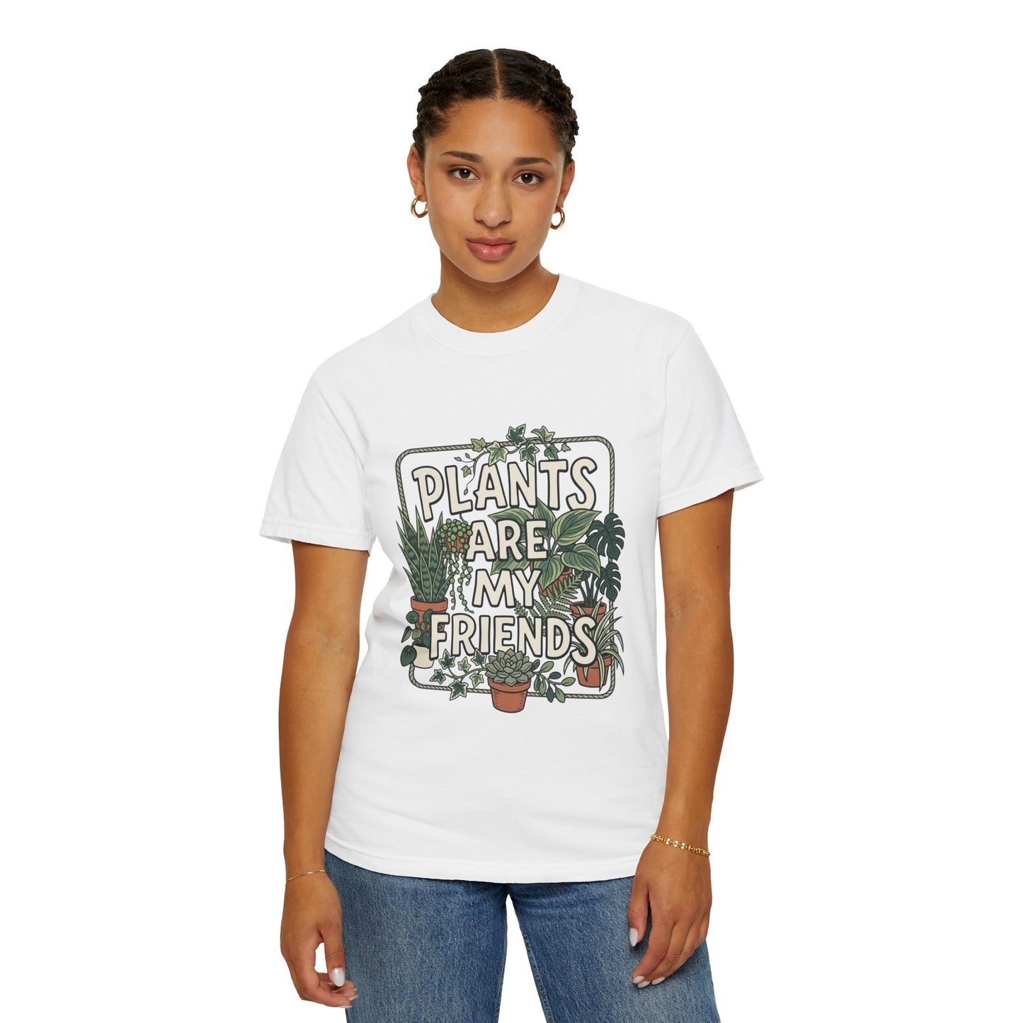 Plants Are My Friends T-Shirt – Plant Lover Graphic Tee