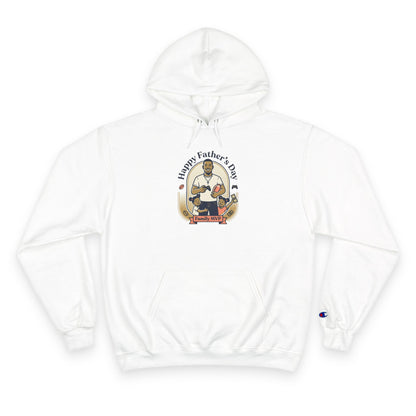 Father’s Day Champion Hoodie — “Happy Father’s Day” Retro Dad Graphic