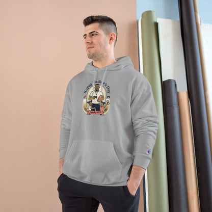 Father’s Day Champion Hoodie — “Happy Father’s Day” Retro Dad Graphic
