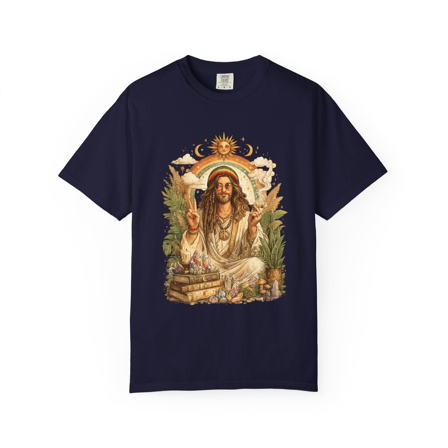 Spiritual Jesus Retro Graphic T-Shirt