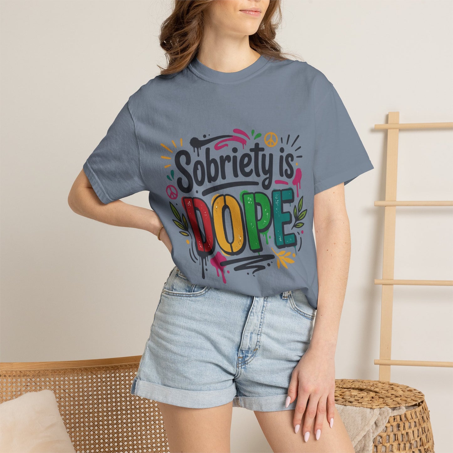 Sobriety Is Dope T-Shirt — Recovery Pride Graphic Tee
