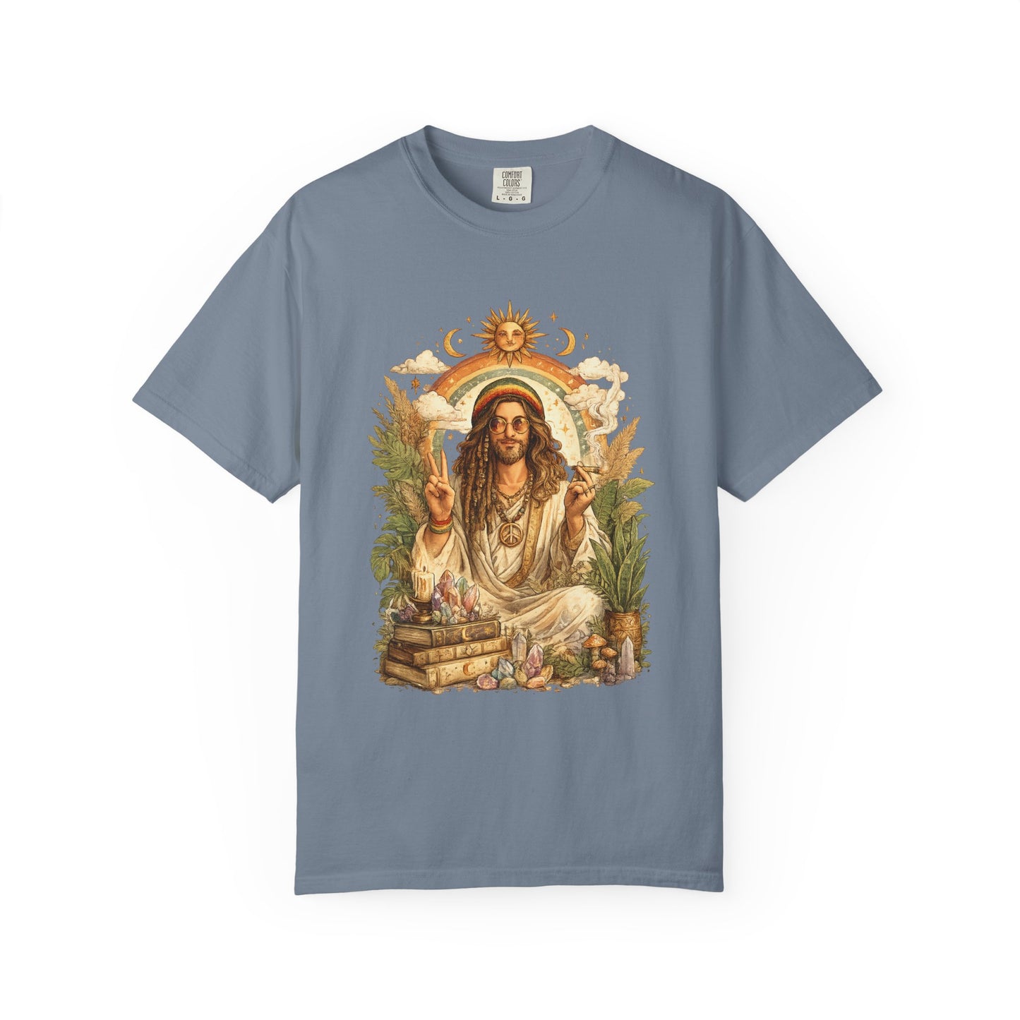 Spiritual Jesus Retro Graphic T-Shirt